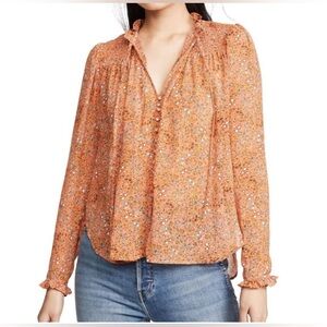 Free people Lela sheer top EUC
